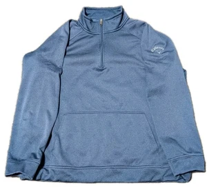 Callaway Jacket by Duluth Trading Mens Sz 2XL Quarter Zip Up Blue Heavy - Picture 1 of 7