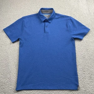 Twillory Polo Shirt Mens Small Blue Athleisure Golf Performance Short Sleeve - Picture 1 of 8