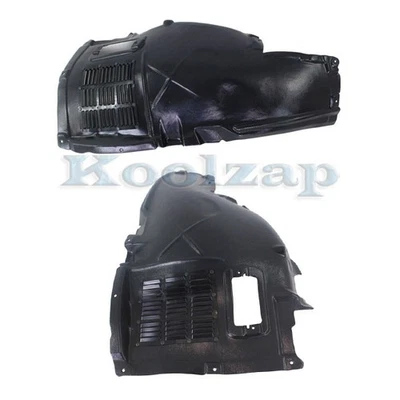 For 09-15 7-Series Front Splash Shield Inner Fender Liner Panel Plastic SET PAIR Foto 1 de 4