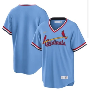 โ
 $115 St. Louis Cardinals Nike Cooperstown Baby Blue Baseball Jersey Men XL ๐ฏ - Picture 1 of 6