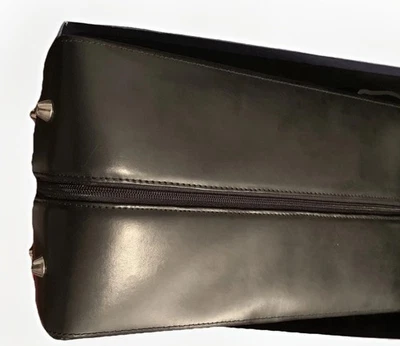 Estuche de vino de viaje Leeman Designs New York negro con caja Foto 1 de 4