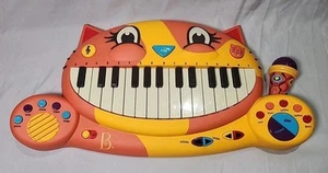 B. Toys Meowsic Cat Piano Music Interactive Keyboard Educational Toy! Broken Mic - Picture 1 of 6
