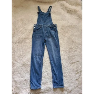 Girl's Cat & Jack Denim overall pants Size large 10-12 - Picture 1 of 4