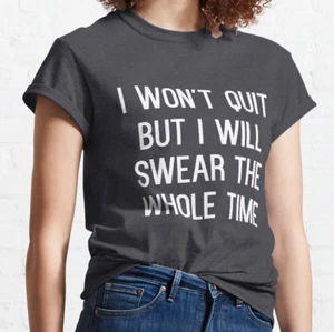 Camiseta clásica no me rendiré pero juraré todo el tiempo_5nb_52 - Imagen 1 de 4