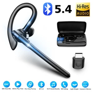 Trucker Auriculares Inalámbricos Bluetooth Doble Micrófono Cancelación de Ruido Gancho para Oreja - Imagen 1 de 24