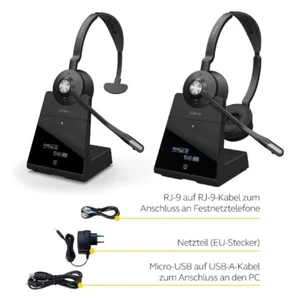 Jabra Engage 75 Mono / Stereo Wireless-Headset mit Basisstation - Bild 1 von 3