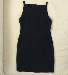 Jones New York Dress Petite Women's Size 6P Black Open Back #118 - Picture 1 of 8