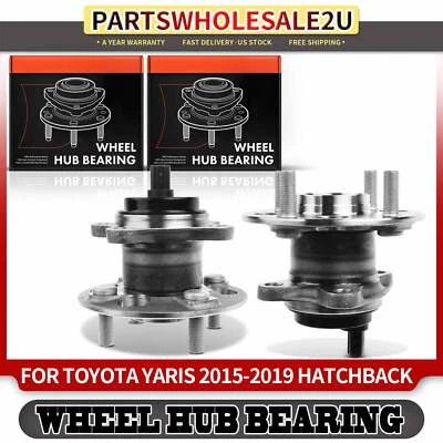 2x Conjunto de buje de cojinete de rueda trasero derecho y derecho para Toyota Yaris 2015 2016-2019 1,5 L Foto 1 de 4