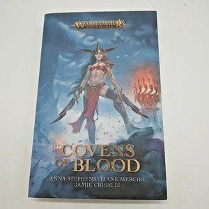 Warhammer Age of Sigmar Covens of Blood Softback Dark Aelf Novel - 3 Tales - Picture 1 of 12