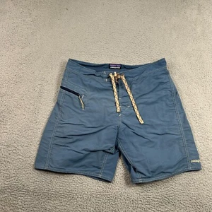 Patagonia Shorts Men's Size 31 Blue Board Shorts Swimsuit - Picture 1 of 10
