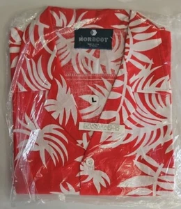 Vintage Large Smirnoff Vodka kurzärmliges Hawaiihemd für Herren NEU 1987 HERGESTELLT IN DEN USA - Bild 1 von 3