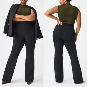 Pantalón SPANX Talla PS The Perfect Hi-Rise Flare CLÁSICO NEGRO - Imagen 1 de 9
