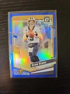 2023 Panini Donruss Optic Drew Brees Blue Prizm /199 #135 New Orleans Saints - Picture 1 of 2