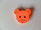 5 x Novelty Bear Wooden 2-Hole Buttons - Kids Crafts Hand Knits Toys