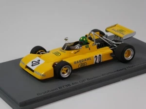 Spark Brabham BT38 #20 Wilson Fittipaldi B-W Hockenheim GP F2 1972 1/43 S7436 - Imagen 1 de 4