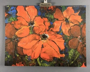 Ramon Santiago, “Pointsettas” 2002 Art Print, 11x15 Inches, Excellent Condition - Picture 1 of 5