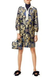 NEW Tory Burch Thelma Floral Print Shift Dress Size 14 - Picture 1 of 12