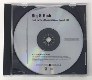 BIG & RICH “Lost In This Moment” PROMO CD Single Nashville Country NFS Used - Picture 1 of 7