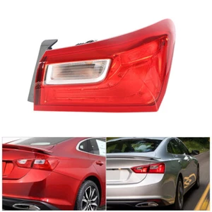 Luz trasera exterior pasajero lado derecho para Chevy Malibu 2016-2021 lente halógena roja - Imagen 1 de 12
