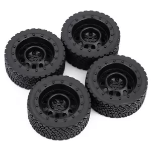 Austar 4PCS 12mm Hex RC Auto Gummireifen Rad für 1/10 Rolly HPI WR8 HSP RC Auto - Bild 1 von 8