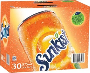 Sunkist Orange Soft Drink, 30 x 375ml - Picture 1 of 3