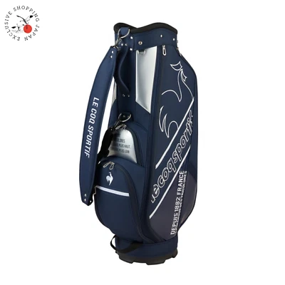 Bolsa de carro de golf Le Coq Sportif para hombre 9 x 47 pulgadas 6 vías 2025 nueva ligera azul marino Foto 1 de 4
