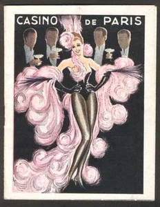 France Programme Casino De Paris Rene Fluet Rino Pieri 40's - Picture 1 of 2