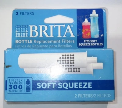 BRITA® Soft Squeeze Bottle Replacement Filters (2ct) New Sealed - Image 1 of 4