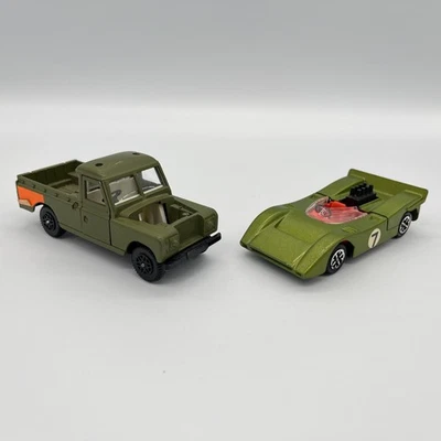 1970s Dinky Toys McLaren M8A & Land Rover 109 WB – Lot of 2 – Vintage - Image 1 of 4