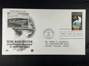 FDC 1984 Soil and Water Conservation 50th Anniversary Denver CO a737 - Picture 1 of 2