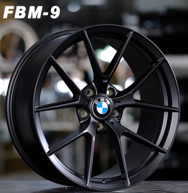 4 Llantas Nuevas 18'' Estilo Pack Deporte BMW Serie 3/4/5 8X18 9X18 Raso Negro - Imagen 1 de 1