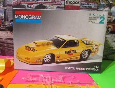 Monogram 1/24 Jerry Eckman's Pennzoil Firebird Pro Stock Drag, F/S - Image 1 of 4