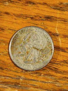 2000 P Massachusetts State Quarter Improperly Annealed Missing Clad Layer Error - Picture 1 of 3