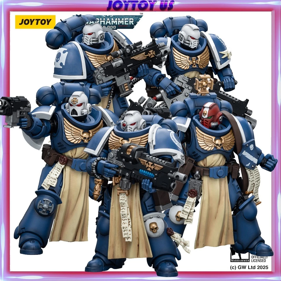 Figuras de acción JOYTOY Warhammer 40K 1/18 Ultramarines Sternguard modelo veterano Foto 1 de 1