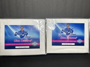 My Pillow 100% Giza Dream 400 TC Cotton 4 Piece Twin Sheet Set White - Picture 1 of 4
