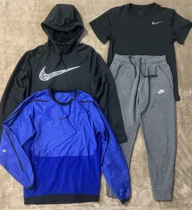 Nike Pequeño Dri-FIT Sudadera con Capucha Joggers Camisa Pullover Rompevientos Deportes Atléticos Lote - Imagen 1 de 10