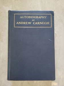 Andrew Carnegie Autobiography 1920 1st edition Rare Historical Americana - Picture 1 of 13