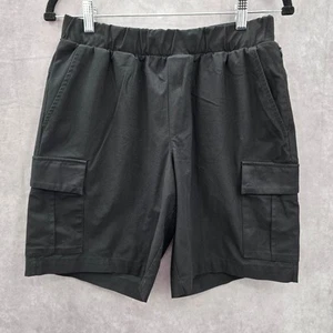 Old Navy schwarz vorne flach Cargo Active Bottoms Hose Shorts Small - Bild 1 von 6