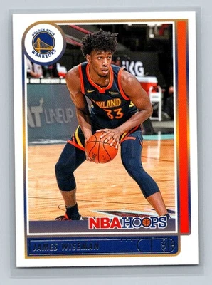 James Wiseman 2021-22 Hoops #58 Golden State Warriors - Image 1 of 2