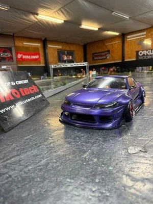 Pandora RC 1/10 RC Car Painted Body Nissan S15 Silvia Raijin ORIGIN Labo. - Image 1 of 2