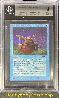MTG Antiquities 1994 Drafna's Restoration BGS 9.0 MINT Old School 93/94 - Image 1 of 4