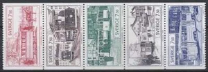 Zweden postfris 1995 MNH 1889-1893 - Trams - Bild 1 von 1