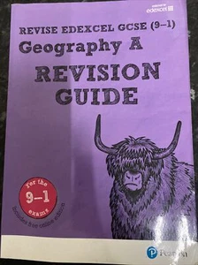 Revise Edexcel GCSE 9-1 Geography A Revision Guide includes free online edition - Picture 1 of 1
