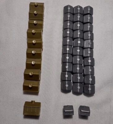 Monopoly Doctor Who Parts Pieces 32 Houses 10 Hotels 50th Anniv Set Complete EUC - Image 1 of 3