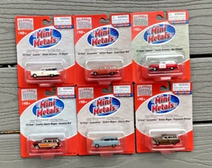 6 CLASSIC METAL WORKS 1/87 HO 1953 COURIER SEDAN DELIVERY'S & STATION WAGONS F/S - Picture 1 of 11