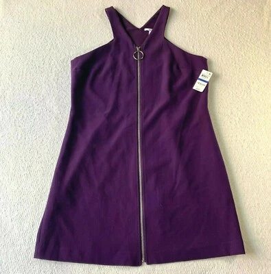 Vestido sin mangas violeta BAR III 3 para mujer talla XL extra grande correas con cremallera completa Foto 1 de 4