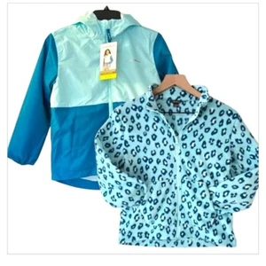 Eddie Bauer Girls 3-in-1 Jacket Worn 2 Way Removable Fleece Jacket - Picture 1 of 7