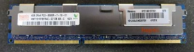 Dell Hynix 4GB PC3-8500R DDR3-1066 Registered ECC Server Memory 240-Pin 4YGTK - Image 1 of 4