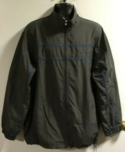 Nike Men's Gray & Blue Windbreaker Jacket - XL - Picture 1 of 5