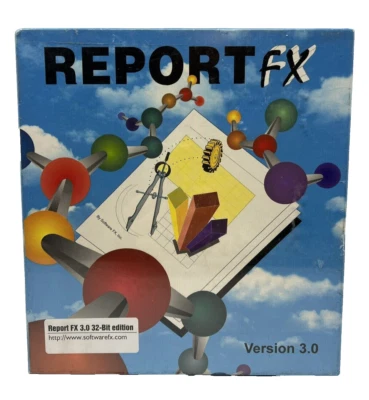 Report FX 3.0 Windows Report Writer for Client Server Applications CD-ROM Rare - Image 1 of 4